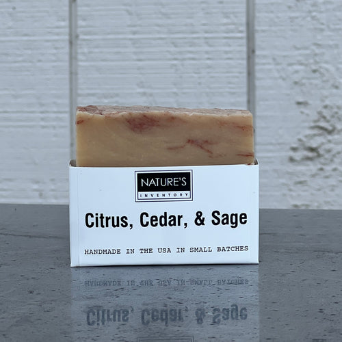 Citrus, Cedar, + Sage Soap