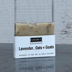 Lavender, Oats, + Goats Soap